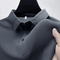 Elevate Your Summer Wardrobe with Our Stylish Men's Short Sleeve Polo Shirt - Cool, Breathable, and Perfect for Business Casual!